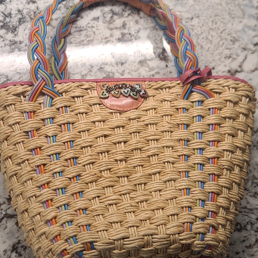 Colorful Woven Tote Bag